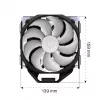 ENDORFY Fortis 5 ARGB disipador de CPU por aire, negro
