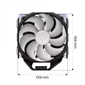 Endorfa Fortis 5 ARGB negro disipador CPU
