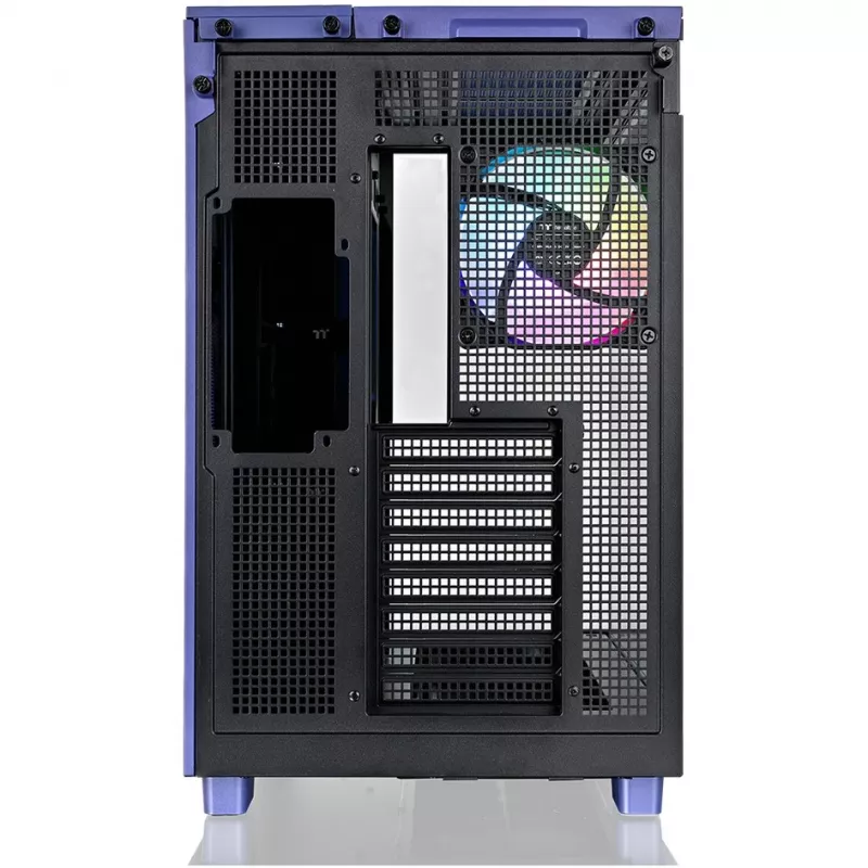 View 380 XL TG ARGB, caja torre violeta, cristal templado x 2