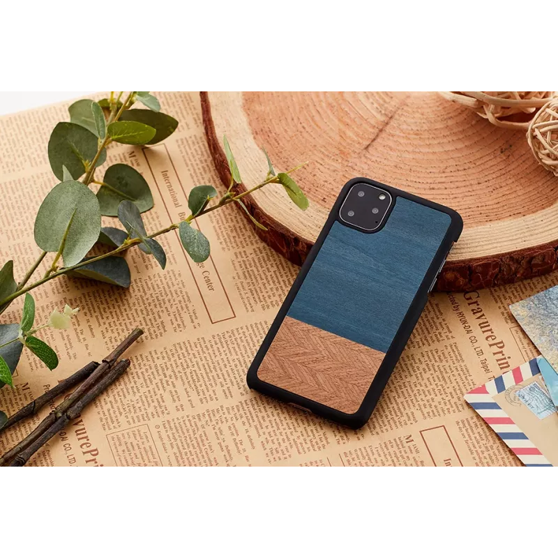 Funda de smartphone man and wood para iPhone 11 Pro – denim negro
