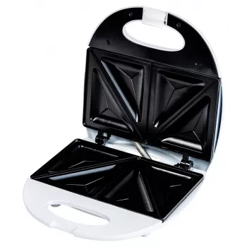 Tostadora Ravanson OP-7010B — tostadora de 2 rebanadas, 750 W, niveles de tostado regulables, placas antiadherentes, blanca