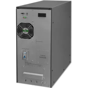 Qoltec 53982 SAI online de onda sinusoidal pura, 6 kVA / 4,8 kW, LCD, USB