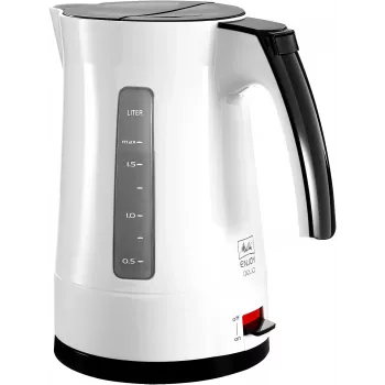 Hervidor eléctrico Melitta Enjoy Aqua 1,7 L 2400 W negro blanco