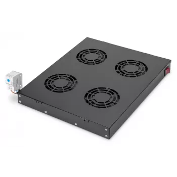 Panel de ventiladores Digitus DN-19 FAN-4-HO-SW