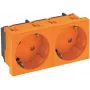 BETTERMANN STD-D3S ROR2 toma de corriente 33°, toma de corriente schuko doble (6120105)