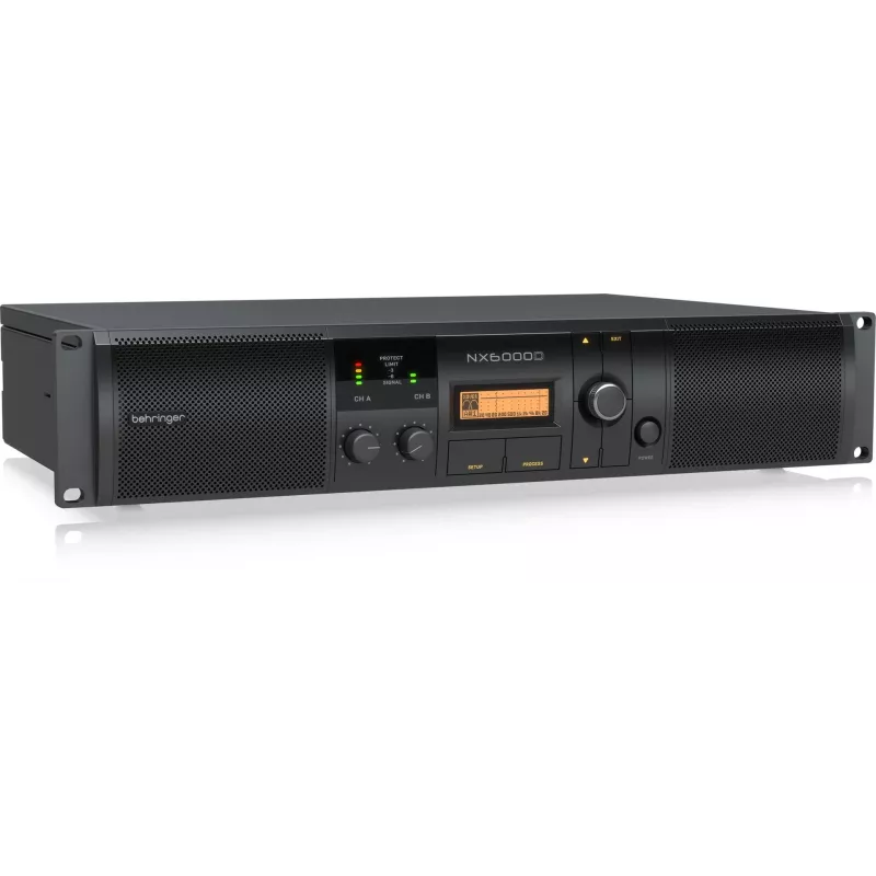 Behringer NX6000D Amplificador de audio 2.0 canales Home negro