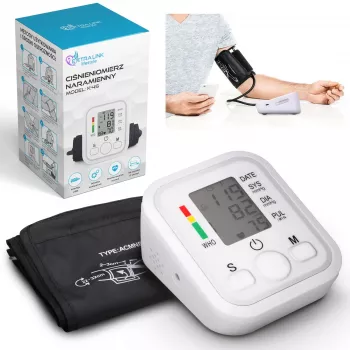 Tensiómetro de brazo Extralink Smart Life K-4S, blanco