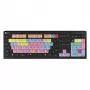 Logickeyboard ASTRA 2 USB QWERTZ teclado negro tamaño completo 108 teclas