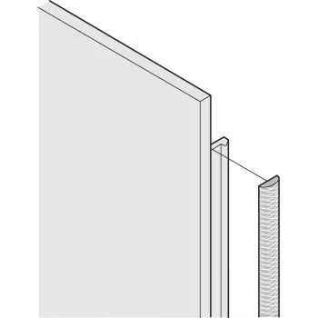 Schroff 21101855 junta de perfil textil EMC, 6U, 10 uds.
