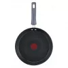 Sartén para crepes Tefal Daily Cook G7313855, 25 cm, antiadherente, fondo de acero inoxidable, mango de baquelita, Thermo-Signal