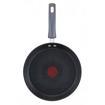 Sartén para crepes Tefal Daily Cook G7313855, 25 cm, antiadherente, fondo de acero inoxidable, mango de baquelita, Thermo-Signal