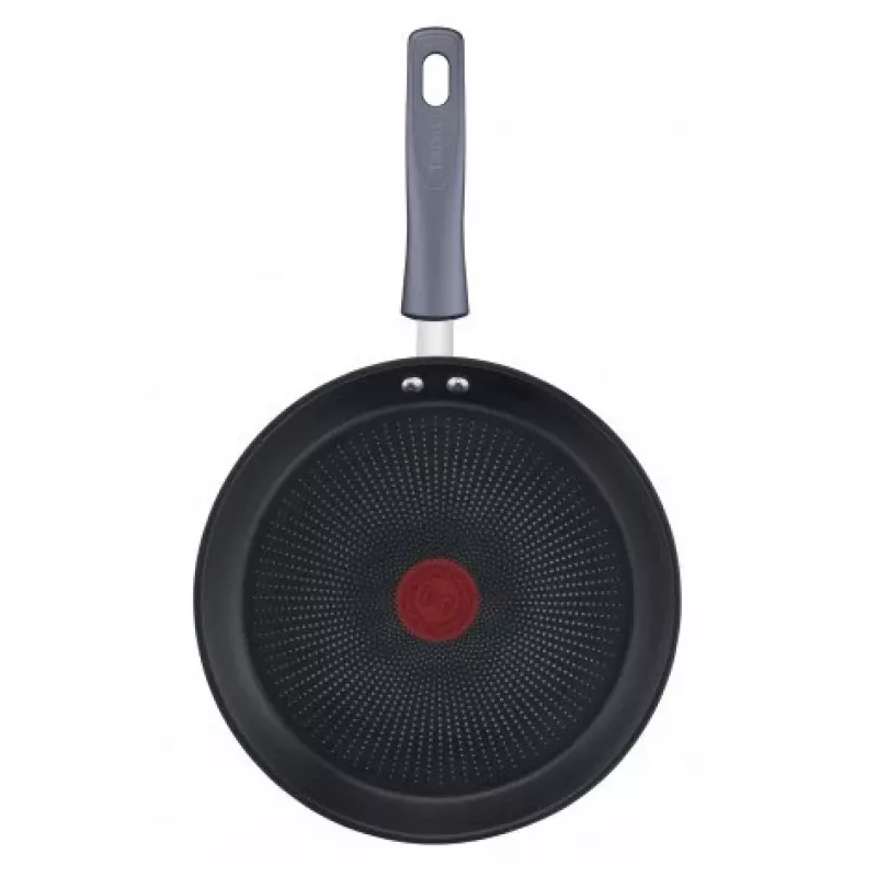 Sartén para crepes Tefal Daily Cook G7313855, 25 cm, antiadherente, fondo de acero inoxidable, mango de baquelita, Thermo-Signal