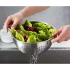 GEFU COLINO colador de cocina, acero inoxidable, 24 cm