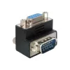 Adaptador Delock VGA conector macho/hembra 90° en ángulo (65171)