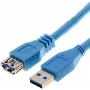 Cable USB Helos 014686 USB 3.2 Gen 1 3m azul