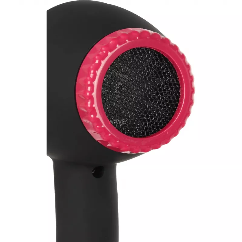 Secador de pelo REVLON RVDR5251E 2000 W, iónico, 3 niveles de calor, 2 velocidades, Cool Shot — negro/rosa