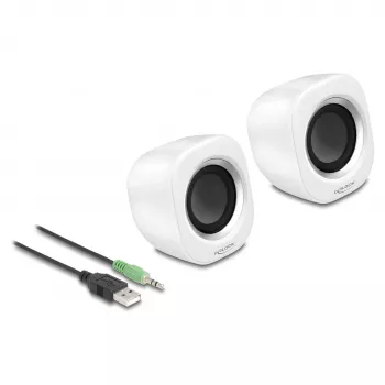 Altavoz DELOCK mini estéreo 27008, 2W