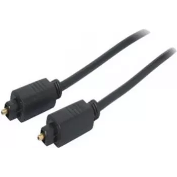 shiverpeaks 1,0 m Toslink - Toslink - TOSLINK - conector macho - TOSLINK - conector macho - Oro - Negro (Bs69004-1.0)