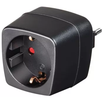 Adaptador de red/inversor Brennenstuhl 1508470 – para interior, 250 V de entrada, 10 A, negro
