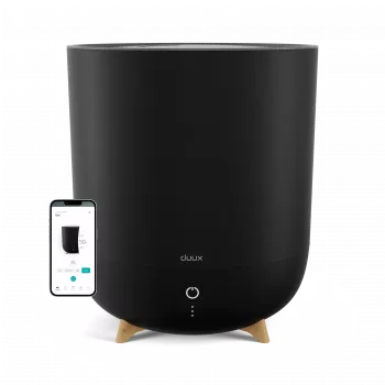 Duux | Neo | Humidificador inteligente | Capacidad del depósito de agua 5 L | Apto para estancias de hasta 50 m² | Ultrasónico | Potencia de humidificación 500 ml/h | Negro