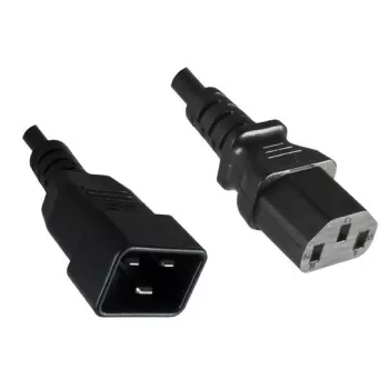 Microconnect PE030610 Cable de alimentación negro 1 m conector hembra C13 conector hembra C20