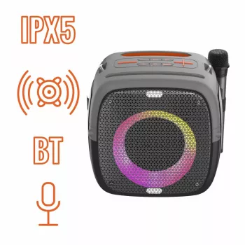 Altavoz portátil Manta SPK340 Ares, Negro