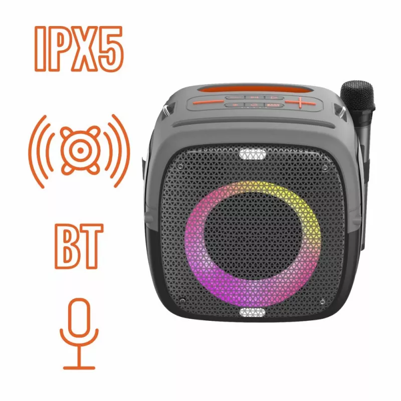 Altavoz portátil Manta SPK340 Ares, Negro