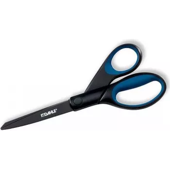Dahle 54308-12979 Tijeras de oficina, 21 cm, negro/azul