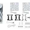 Kit de refrigeración líquida Cooler Master MasterLiquid 240L Core ARGB blanco — radiador de 240 mm, ventilador de 120 mm, compatible con LGA1700/AM5/AM4 y zócalos anteriores