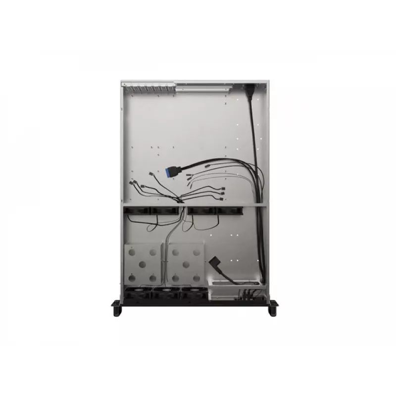 Chasis rack Lanberg SC01-6502-12B 2U negro 7 ventiladores