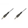 Cable de conexión de audio estéreo Digitus AK-510100-015-S