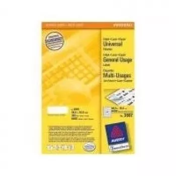 Avery - Etiquetas - blanco - A4 (210 x 297 mm) - 100 uds. 64) (3667)