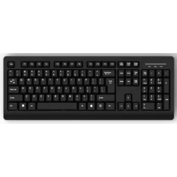 Teclado MediaRange MROS109 Office USB QWERTZ alemán negro