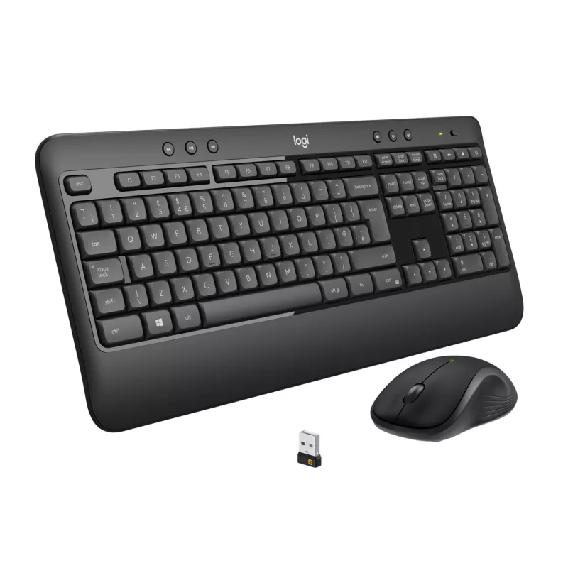 Logitech MK540 Advanced - Conjunto de teclado y ratón - Inalámbrico - 2,4 GHz - QWERTY español