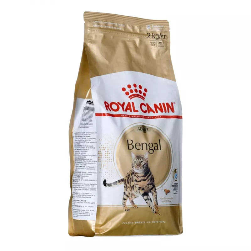 Royal Canin Bengal Adult pienso seco para gatos, 2 kg, aves y verduras