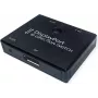 VALUE 14.99.3587 Conmutador DisplayPort 4K bidireccional, de 2 vías, 3840 x 2160 a 60 Hz, negro