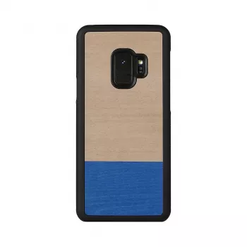 Funda para móvil Man and Wood para Samsung Galaxy S9 — taubenschwarz, carcasa rígida trasera protectora