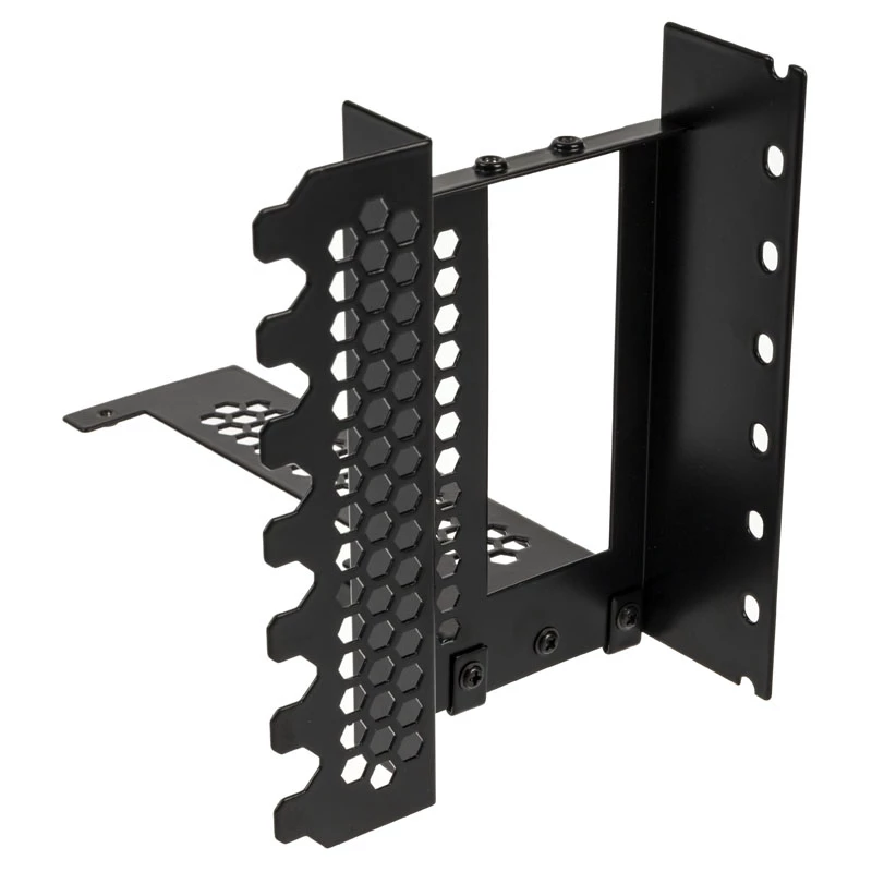 CableMod CM-VPB-2DK-R soporte vertical para tarjeta gráfica con cable riser PCIe x16, 2x DisplayPort, negro