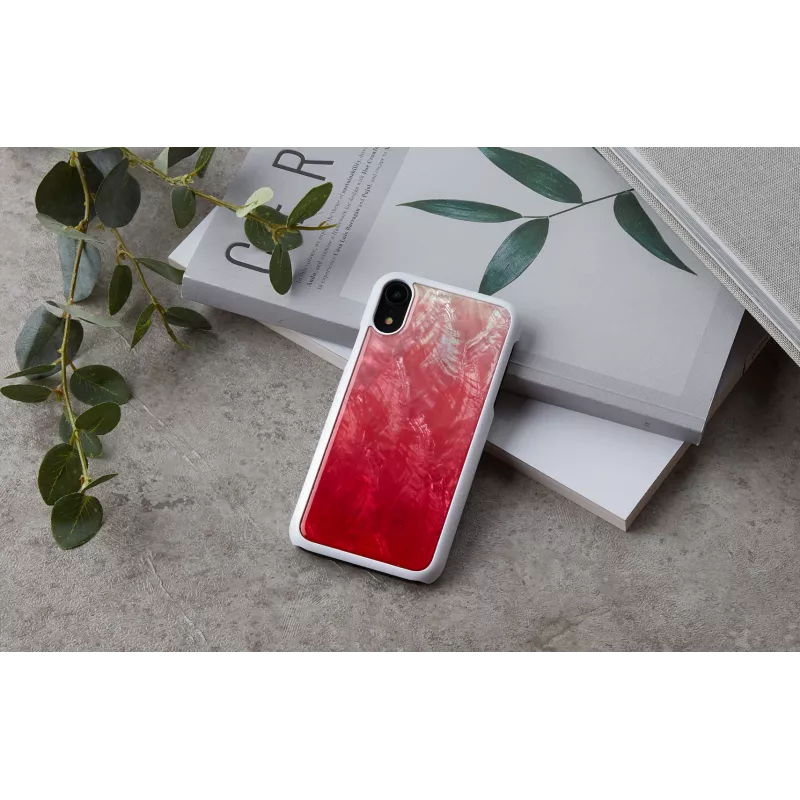 Funda para smartphone iKins para iPhone XR – pink lake y blanca