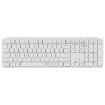 Teclado Keychron B6P-K8 tamaño completo USB RF Wireless Bluetooth marfil