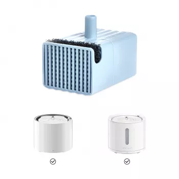 Fuente de agua PETKIT P4113 UVC azul – fuente de agua inalámbrica PETKIT con esterilización UVC