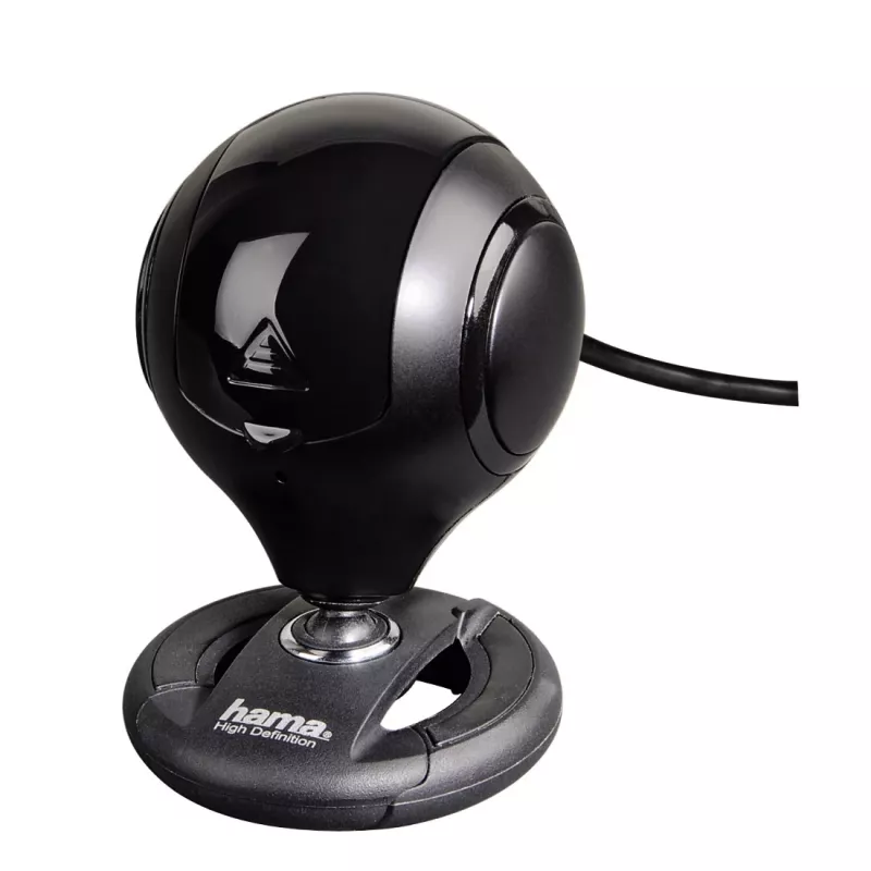 Hama 00053950 Spy Protect HD webcam, 1,3 MP, 1280 x 720, 30 fps, micrófono integrado, USB 2.0, negra
