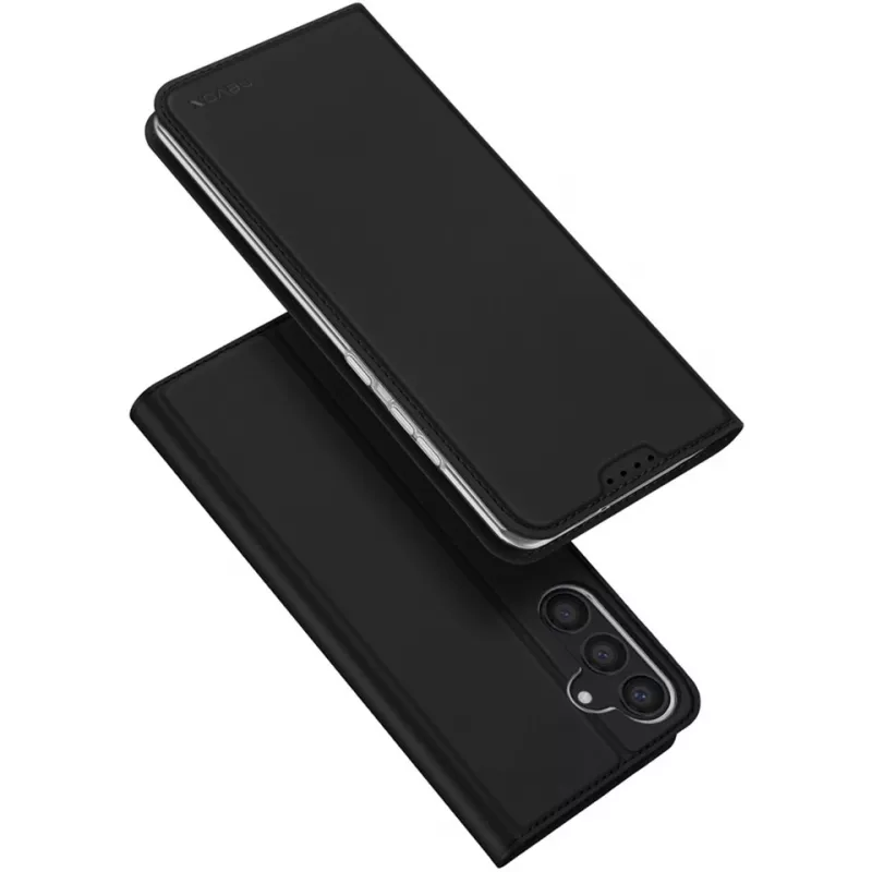Nevox Vario Series - Funda tipo libro para Samsung Galaxy S25, negra