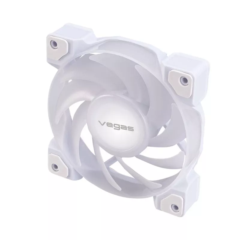 Ventilador de caja AKASA VEGAS A12 120 mm ARGB - blanco