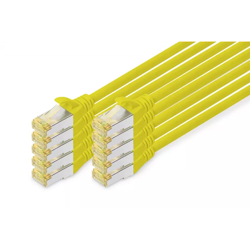 Cable de red Digitus DK-1644-A-020-Y-10 amarillo