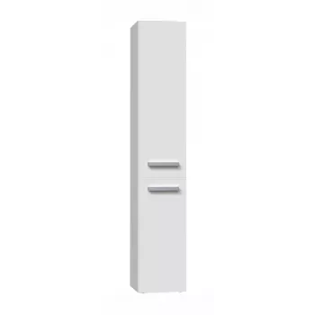 Armario de baño de pie Top e shop NEL II BIEL — de pie, 5 baldas, 310×300×1740 mm, blanco