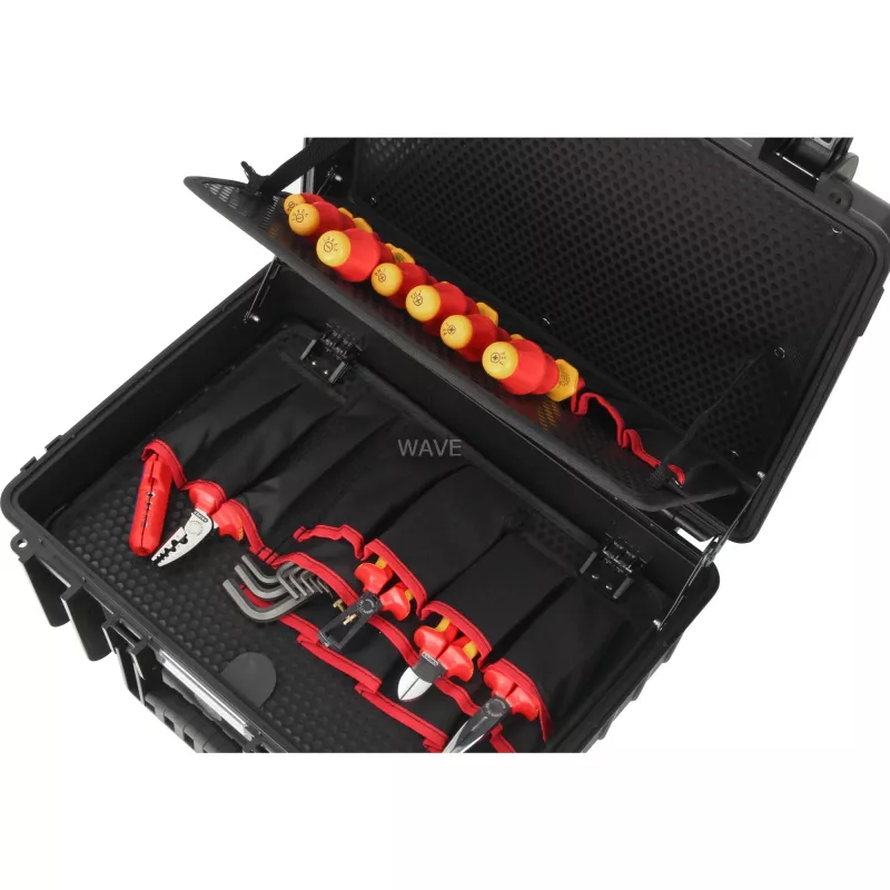 Knipex Robust23 Start Electrician juego de herramientas para electricista, 24 piezas en maletín, 00 21 34 HL S2