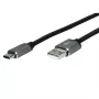 Cable USB ROLINE 11029029 USB 2.0 3m USB A USB C negro plateado