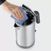 Hervidor de agua SEVERIN WK 3449 — 1,7 l, 2400 W, acero inoxidable/plástico, negro-plata