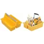 Caja de almacenamiento y transporte allit McPlus Carry 40 PP con asa ergonómica de aluminio, amarillo